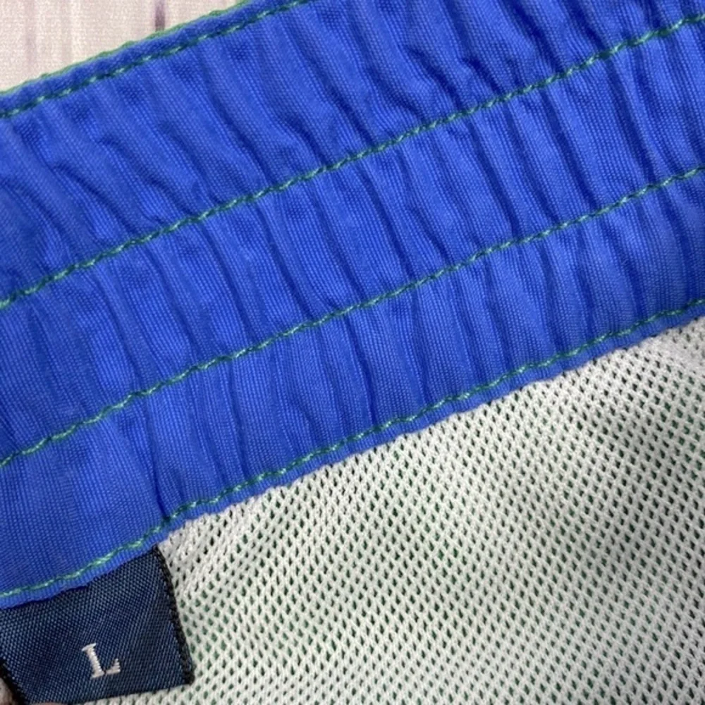 Polo Ralph Lauren blue label green swim trunks size large